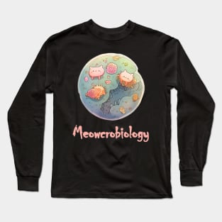 meowcrobiology kitty Long Sleeve T-Shirt